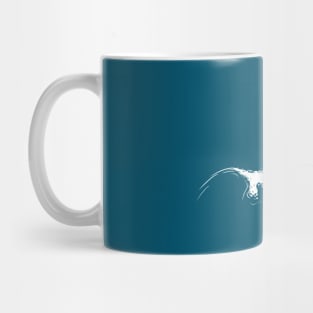 Breaking Wave, Groynes & Seagull Mug